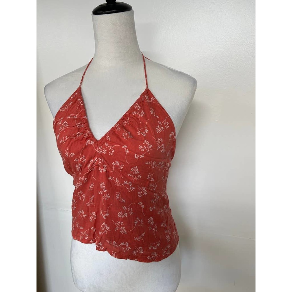 Abercrombie & Fitch Halter Floral Tank Top